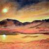 Sunset2 - Pastel Drawings - By Shiva Vemula, Realism Drawing Artist